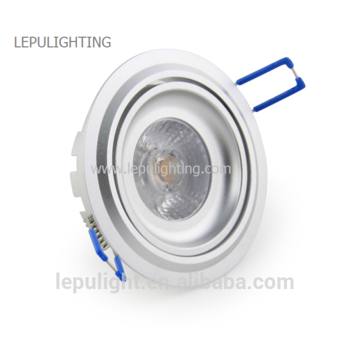 Super thin H31mm cutout83mm dimmable aluminum VANERN 8w 13w led cob recessed downlight with lens